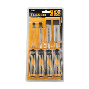 Tolsen 25384 4 Stuks Industriële Crv Houten Beitel <span class=keywords><strong>Set</strong></span> Met Plastic Handvat - Product Image 3