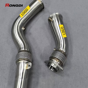 Tuyau d'échappement haute performance en acier inoxydable 304 finition brossée épaisseur 1,5 mm pour S55 F80 F82 M3 M4 F87 - Product Image 1