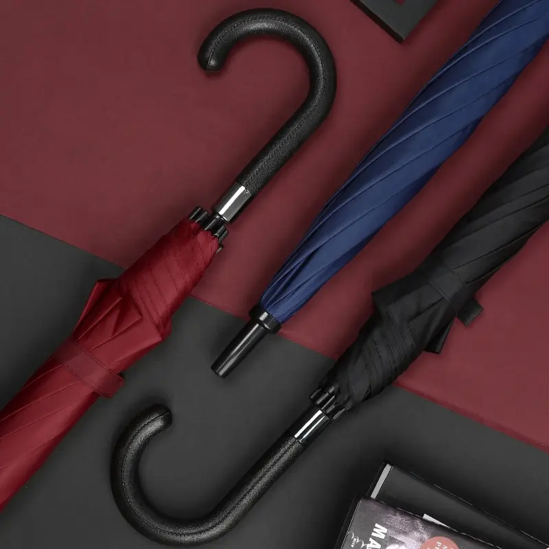 Paraguas con estampado de logotipo personalizado, Sombrillas rectas con mango de caña, Unilever, oferta