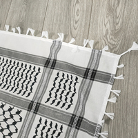 Écharpe Keffiyeh Shemagh tissée pour homme, style arabe palestinien, Kufiya Arafat Hatta, marque originale, en polyester, unisexe, châle – Meilleures ventes