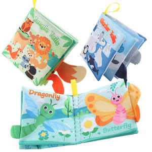 Livre de jouets pour enfants d'approvisionnement d'usine 0-3 ans éducation précoce bébé livre en tissu lavable déchirure livres d'images - Product Image 4