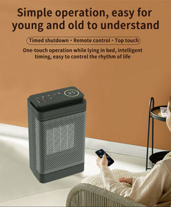 Home Electric PTC Heating Portable Winter Warm Room Heater with Remote Control Temperature Display 1200W Overheat Protection - Product Image 4