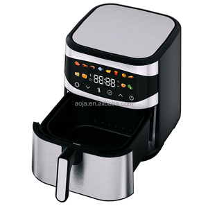 Prêt à être expédié : <span class=keywords><strong>Friteuse</strong></span> à air <span class=keywords><strong>XXL</strong></span> 8,2 L 2200 W avec système de chauffage double, prise BS, pas besoin de retourner les aliments, écran tactile numérique, cuisson intelligente <span class=keywords><strong>sans</strong></span> <span class=keywords><strong>huile</strong></span> - Product Image 2