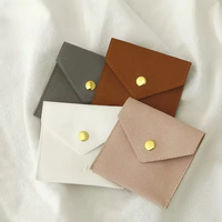 Sac et boîte à bijoux en microfibre de haute qualité avec logo en relief Bracelet boucle d'oreille et affichage de paquet de bijoux
