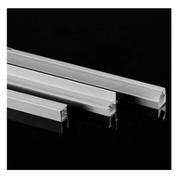 Profilé LED en aluminium fin à montage en surface pour bande COB de 5 mm, éclairage commercial pour armoire, étagère, placard