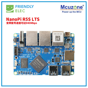 NanoPi R5S LTS Rockchip RK3568 แรม 4GB DDR หน่วยความจำ 64GB EMMC พอร์ตอีเธอร์เน็ตสามพอร์ต รองรับ NVME WiFi6 การ์ดเครือข่าย - Product Image 3