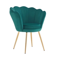Chaise de salle à manger haut de gamme velours tissu coussin siège maison loisirs fauteuil avec cuir synthétique maison bureau entrée entrepôt