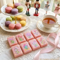 Jeu de Mahjong américain rose Nutcracker Ballet, 160 tuiles en acrylique, thème Noël, Ballerine Joker, luxe, pliable, moderne