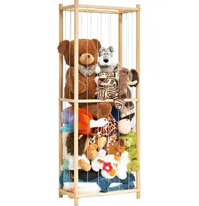 Oyuncak kafes çocuk kreş oyun odası yatak ekran köşe ahşap dolması hayvan kafesi ekstra büyük dolması hayvan hayvanat bahçesi depolama