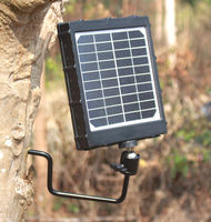 Caméra de surveillance solaire 8000 mAh 3 Watts pour la chasse, sortie 12V/9V/6V, batterie au lithium intégrée, étanche IP66 pour caméra extérieure