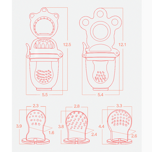 <span class=keywords><strong>Sucette</strong></span> à fruits en silicone pour bébé, vente en gros - Product Image 6