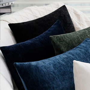 Dekoratif Yastık Kılıfları 12 X 20 İnç Rahat Şönil Minder Kılıfları Kanepe Koltuk Yatak Oturma Odası İçin - Product Image 2