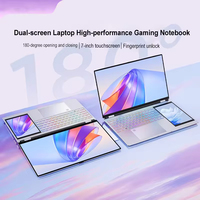 15,6 inch Dual Screen Laptop Intel N150 32GB RAM 2TB SSD 7 inch touchscreen notebook computer