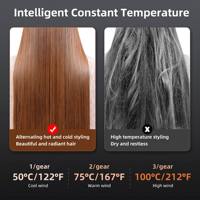 Sèche-cheveux haute vitesse 110000 tr/min, moteur sans balais, sèche-cheveux ionique professionnel, séchage rapide, faible bruit, pour salon et usage domestique