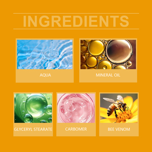 Crème de massage pénétrante pour les articulations et les os, soin corporel biologique, venin d'abeille, pour les douleurs au genou, au poignet, au bas du dos, baume corporel - Product Image 3