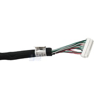Cable LVDS con Funda de Nailon Trenzado, Antivibración, Transferencia de Señal de Alta Velocidad, Plug and Play, Actualización Carplay, Pantalla Android