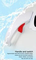 Nouveau Scooter Aquatique Électrique Subaquatique 2026 600W, Profondeur de Plongée 40m, Vitesse Variable, Portable pour Plongée, Natation et Snorkeling