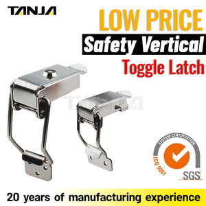 TANJA 210 <span class=keywords><strong>Loquet</strong></span> <span class=keywords><strong>à</strong></span> ressort <span class=keywords><strong>double</strong></span> en acier inoxydable pour boîte <span class=keywords><strong>à</strong></span> outils, ressort de compression, <span class=keywords><strong>loquet</strong></span> <span class=keywords><strong>à</strong></span> <span class=keywords><strong>bascule</strong></span>, pince pour acier, petite taille - Product Image 2