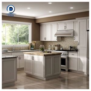 Gabinete de Cocina <span class=keywords><strong>Prima</strong></span> Personalizado, Madera Sólida <span class=keywords><strong>Natural</strong></span>, Cuerpo de Gabinete de Madera Maciza, Gabinetes de Madera Sólida Hechos a Medida - Product Image 3