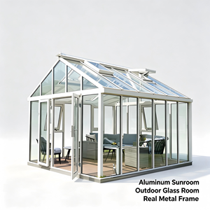 Invernadero de Aluminio con Marco Personalizado, Casa de Cristal para Patio, Jardín, Terraza, Espacio Exterior - Product Image 2