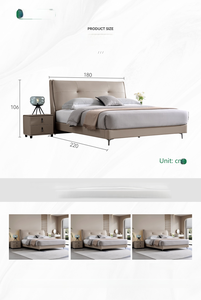 Lit de style simple - Résistant à la transpiration et à l'huile, anti-fissures, résistant à la chaleur, pouvant être désinfecté à l'alcool, <span class=keywords><strong>matelas</strong></span> souple - Product Image 5