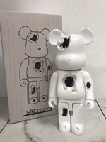 Vente en gros d'usine : Figurine Bearbrick 400% en ABS, emballage en boîte colorée, objet de collection en plastique