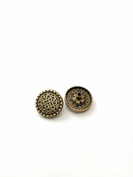 Boutons-pression vintage classiques en alliage de zinc, motif filigrane personnalisé, attaches écologiques haut de gamme