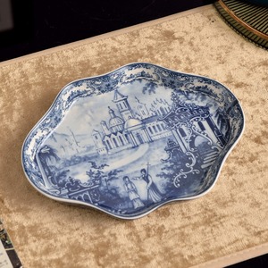 Luxury European Style Sustainable Bone China Dinnerware Set Tableware Plant Pattern Back School Use Home Events Hotels - Product Image 3