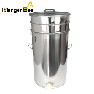 New American Warehouse Stock Réservoir de filtre à miel en acier inoxydable 201/304 à double pont avec passoire Capacité 65L Menger Bee - Product Image 5