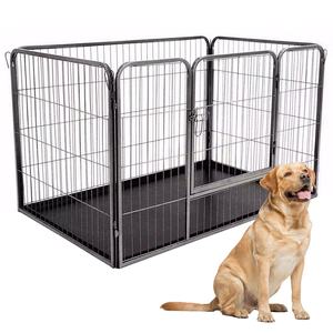 Pagar hewan peliharaan anak anjing portabel luar ruangan kandang anjing lari besar pena dalam ruangan dapat dilipat Playpen anjing - Product Image 1