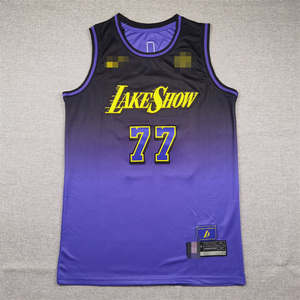 Nueva <span class=keywords><strong>Camiseta</strong></span> Deportiva Bordada <span class=keywords><strong>de</strong></span> Baloncesto para Hombre, Oferta Especial, 77 Luka <span class=keywords><strong>Doncic</strong></span>, Jersey <span class=keywords><strong>de</strong></span> Los Angeles - Product Image 4