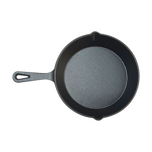 Nhà bếp ngoài trời đồ nấu nướng pre-dày dạn 6/8/10 "inch Vòng gang Chảo Vòng không dính Frying <span class=keywords><strong>Pan</strong></span> chảo Chảo - Product Image 4