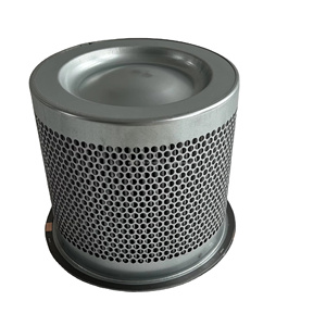 Nouvelle cartouche filtrante cylindrique séparatrice d'huile en fibre de verre argentée Mengma pour compresseur d'air à vis 4930353111 4930453101 - Product Image 5