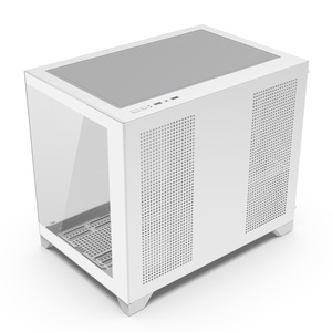 Mayorista Vidrio Templado Micro ATX Blanco Gaming <span class=keywords><strong>Computer</strong></span> PC Case Mid Tower Gamer Case PC Cabinet Cases Towers Support 360 - Product Image 5