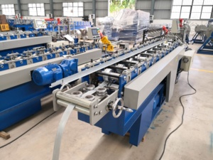 Hydraulik schneider <span class=keywords><strong>L</strong></span>-Form Metall Decken gitter Wand winkel Stahlblech Rollform maschine - Product Image 5