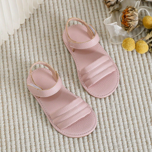 Children's Simple One Word Belt Princess Flat <b>Sandals</b> Shoes, Stylish Soft Soled Versatile <b>Sandals</b> - Product Image 2