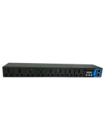 PDU intelligent pour montage en rack, 8 prises, 10A/2200W, équipement de distribution d'alimentation Modbus-RTU pour armoires de serveurs et centres de données