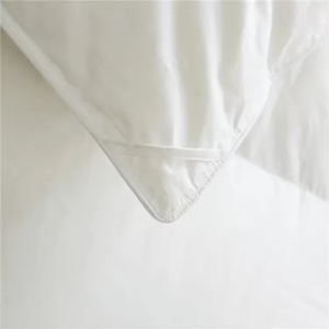 Venta al por mayor de ropa de cama de Hotel tira blanca 100% algodón Hotel edredón juego de cama para ropa de cama - Product Image 2
