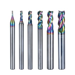 Efficient Diameter 1mm Endmill Cutter Square 3-Flute DLC Coated Carbide <strong>End</strong> <strong>Mill</strong> for Aluminum Milling - Product Image 6