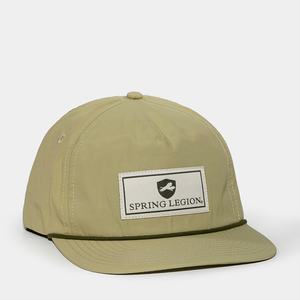 Casquettes Snapback en nylon tissé à 5 panneaux personnalisées OEM avec cordon, chapeaux non structurés tendance - Product Image 1