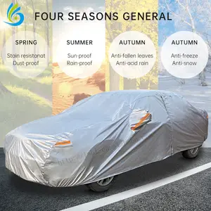 All Weather Aluminum SUV Anti-UV Sun Shade Waterproof Car Cover Dustproof