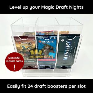 Pour distributeur de booster durable à 3 emplacements pour cartes à collectionner <span class=keywords><strong>Pokemon</strong></span> écologique s'adapte facilement à toute la boîte de booster améliore la magie D - Product Image 4