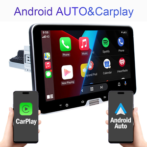 Rotation manuelle 10.<span class=keywords><strong>1</strong></span> ''Single <span class=keywords><strong>Din</strong></span> <span class=keywords><strong>Autoradio</strong></span> avec <span class=keywords><strong>Apple</strong></span> CarPlay et Android Auto GPS WiFi Lecteur DVD Récepteur multimédia tactile - Product Image 2