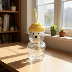 Verres à boire en forme d'ours en peluche de 500 ml, design classique, mignons, pour café, jus, thé et lait, pour utilisation dans les restaurants - Product Image 2