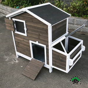 Directement de l'usine, poulailler en bois, cages à poulets pour poulets de chair avec bac à œufs - Product Image 1