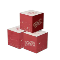 Boîte cadeau carrée personnalisée, écologique, avec laminage mat et doublure en éponge, pour l'emballage de jouets, gadgets et électronique