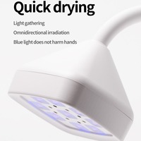 Lampe UV LED portable 27W à capteur pour ongles, sans fil, séchage rapide, pour salon de beauté et usage domestique, minuteur 30/60s