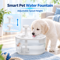 Filtre de remplacement QKEE 3,5 L pour fontaine à eau pour chat, distributeur d'eau pour animaux de compagnie, fontaines à eau pour animaux, nettoyage facile