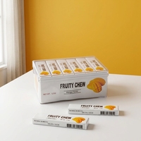 Fruity Chew Mango Flavor Cartoon Gummy Candy Chewy Soft Candy Sugar Multi-Colored Box Packaging Wholesale