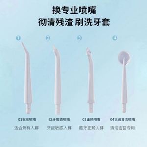 Mini Irrigador Bucal Portátil de Metal Ecológico con Función de Hilo Dental, Herramienta Dental para Eliminar Sarro - Product Image 4